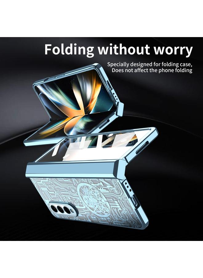 إيروريكس جراب لهاتف Samsung Galaxy Z Fold3 5G Mechanical Legend، جراب هاتف متكامل مطلي بالكهرباء - Image 5