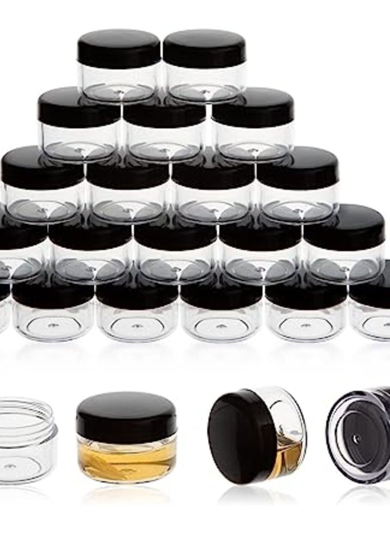 Cosmetic Jars, Small Plastic Makeup Jars, Bpa Free, With Lid, 5G, 25 Pack - Image 1