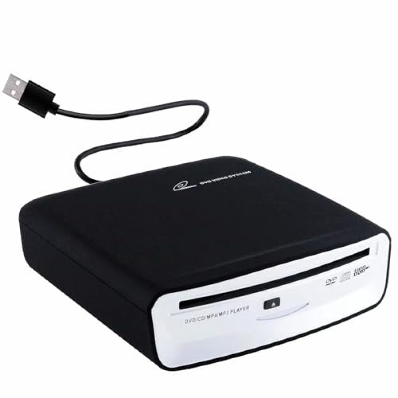 External CD Player USB 2.0 Plug and Play Portable Car CD Player - Shock-Resistant Compact Design Universal CD Drive for Vehicle Home Android PC TV - Image 1
