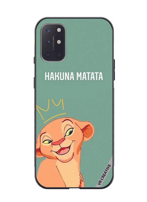 Protective Case Cover For OnePlus 8T Hakuna Matata Design Multicolour