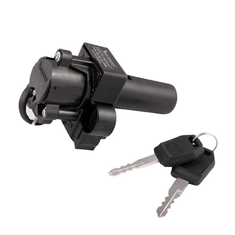 Deutsche Cylindrical Replacing Ignition Lock Fit for Hero Passion Pro ES/Hero Passion X-Pro (2016 Model) / Hero Passion Pro i 3s (2016 Model)/ Passion Pro KS (2 Wires) | (3 POLE 2 PIN) - Image 1