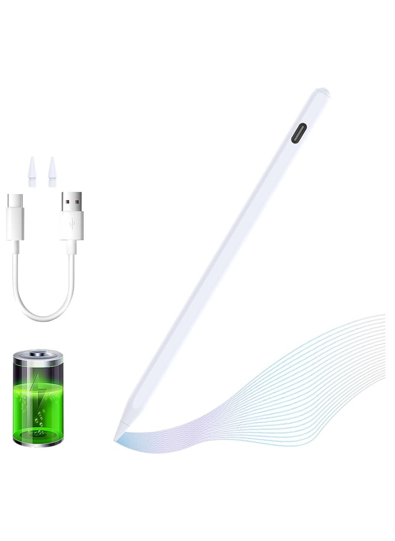 Generic - Stylus Pen for iPad (2018-2024) – 26-Hour Battery, Palm Rejection, One-Touch Activation, Compatible with iPad Pro, Air, Mini & iPad 6-10 Gen - Image 1