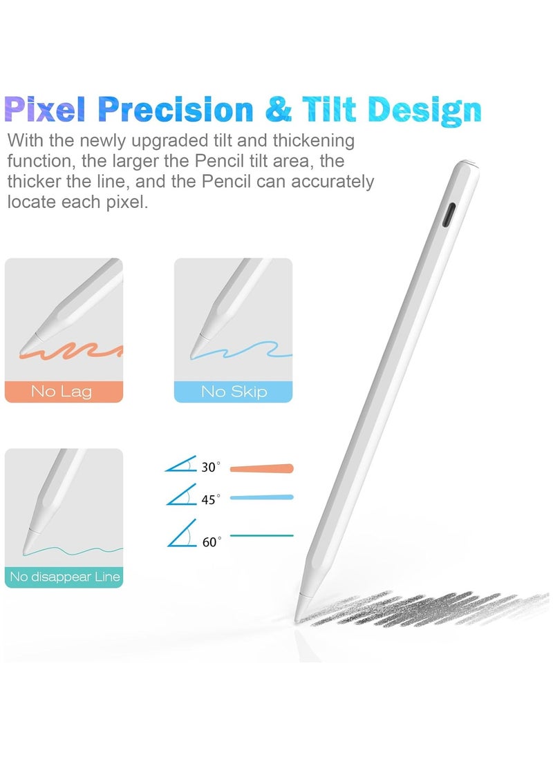 Generic - Stylus Pen for iPad (2018-2024) – 26-Hour Battery, Palm Rejection, One-Touch Activation, Compatible with iPad Pro, Air, Mini & iPad 6-10 Gen - Image 1