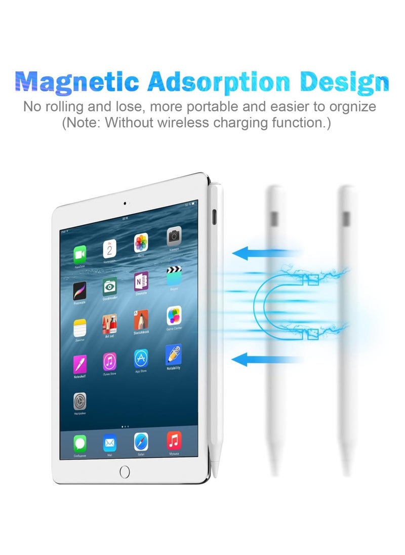 Generic - Stylus Pen for iPad (2018-2024) – 26-Hour Battery, Palm Rejection, One-Touch Activation, Compatible with iPad Pro, Air, Mini & iPad 6-10 Gen - Image 1