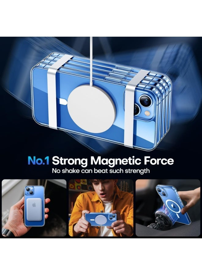 UMIXPRO iPhone 15 Magnetic Clear Phone Case, MagSafe Compatible, Shockproof Bumper, MIL-Grade Drop Tested - Image 3