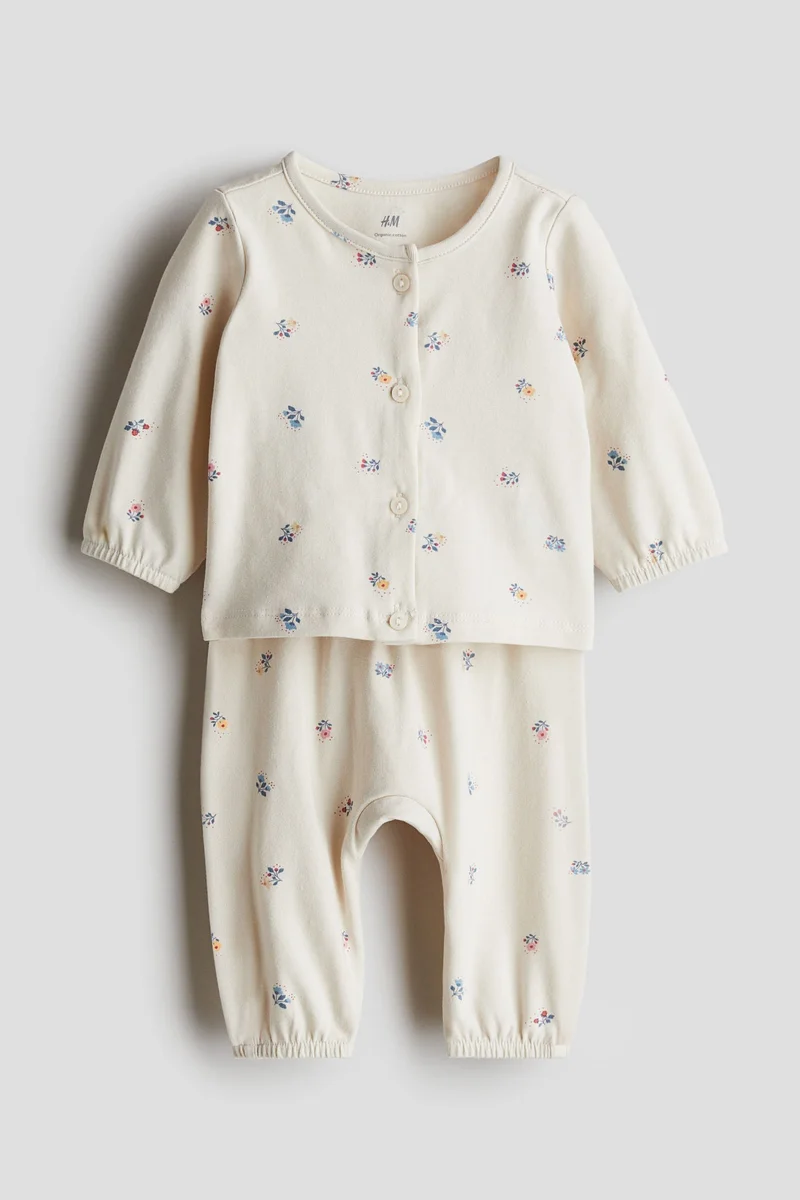 اتش اند ام 2-piece printed cotton set