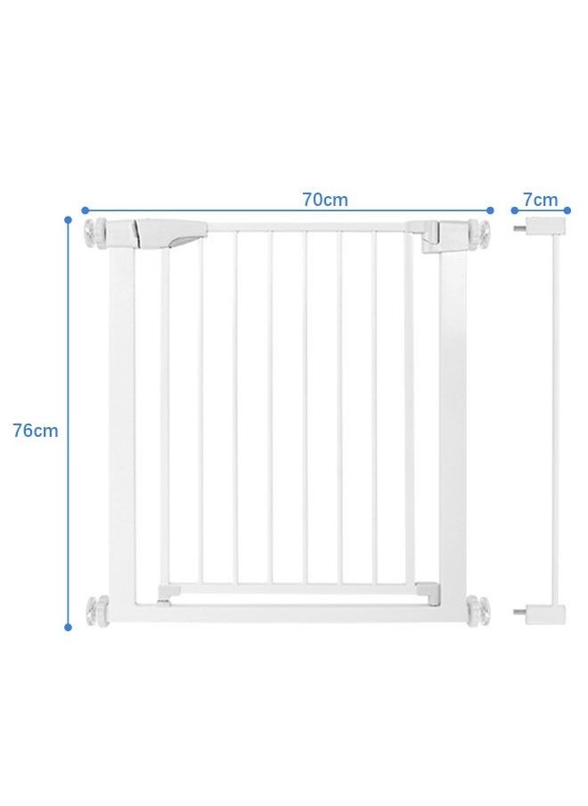 Occuwzz - Child Safety Gate Extension - Metal Fence with Automatic Grid for Circular Staircase and Door Protection - Image 1