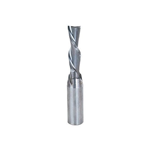 Freud 3/8" Down Spiral Router Bit with Tico Hi-Density Carbide for Maximum Performance - Ideal for Grooves & Through-Cuts, 3/8" Diameter, 1/2" Shank, 1-1/4" Carbide Height, 24,000 RPM - 76-106 - Image 1