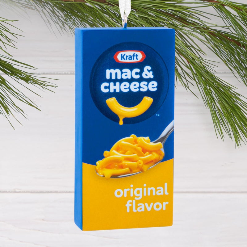 Hallmark Kraft Mac & Cheese Box Christmas Ornament  Food Gifts - Image 3