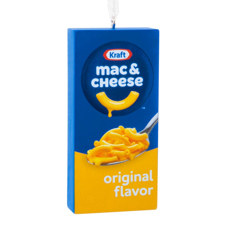 Hallmark Kraft Mac & Cheese Box Christmas Ornament  Food Gifts - Image 1