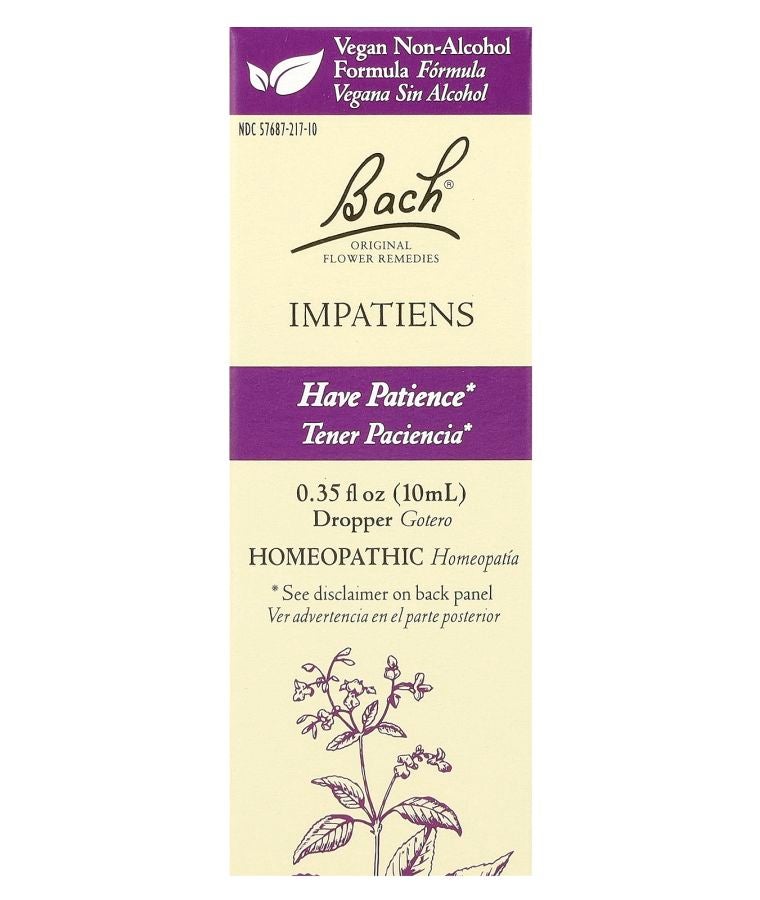 Bach Original Flower Remedies Impatiens 0.35 fl oz (10 ml)