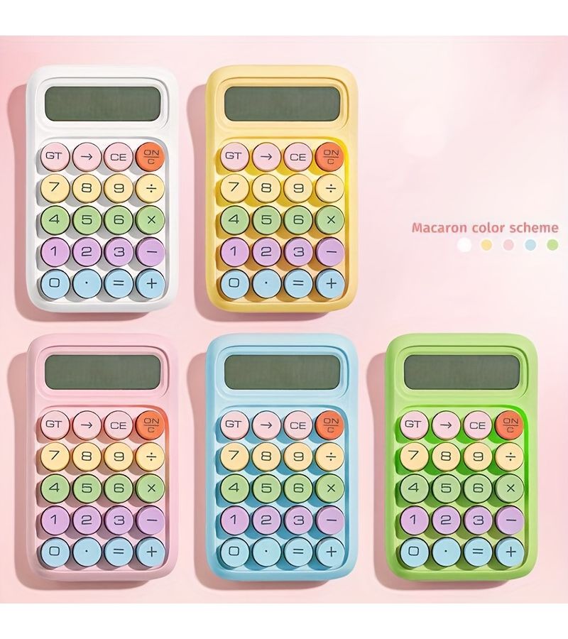 Sunshine Yellow Dopamine Calculator 12 Digit Large Display - Image 5