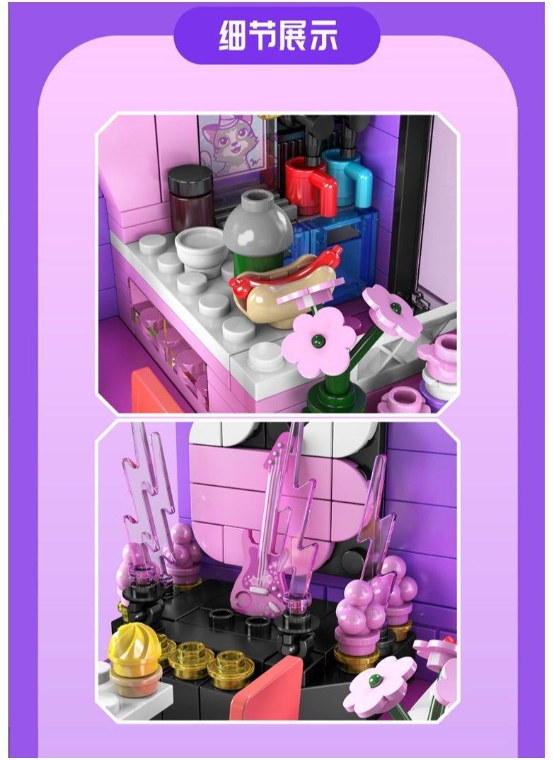 mould king Minecraft City Building Set, Mini World Building Blocks,Building Blocks for Kids， Summer Coffee House Series Building Toy Models, Children's toys, 8+332PCS 24036  - Image 2