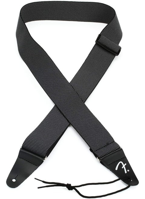 Fender WeighLess Tweed Guitar Strap - Elastic - Grey