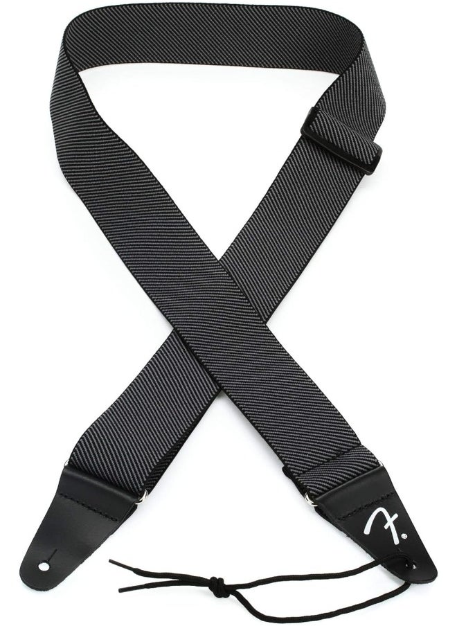 Fender WeighLess Tweed Guitar Strap - Elastic - Grey