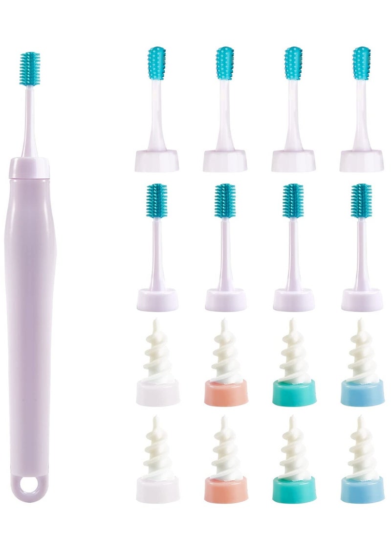SYOSI Earwax Remover Kit 16 Pcs Ear Wax Remover Tool Silicone Ear Cleaner with 8 Spiral Brushes 4 Ear Brushes and 4 Massage Safe for Adults and Children  - Image 1