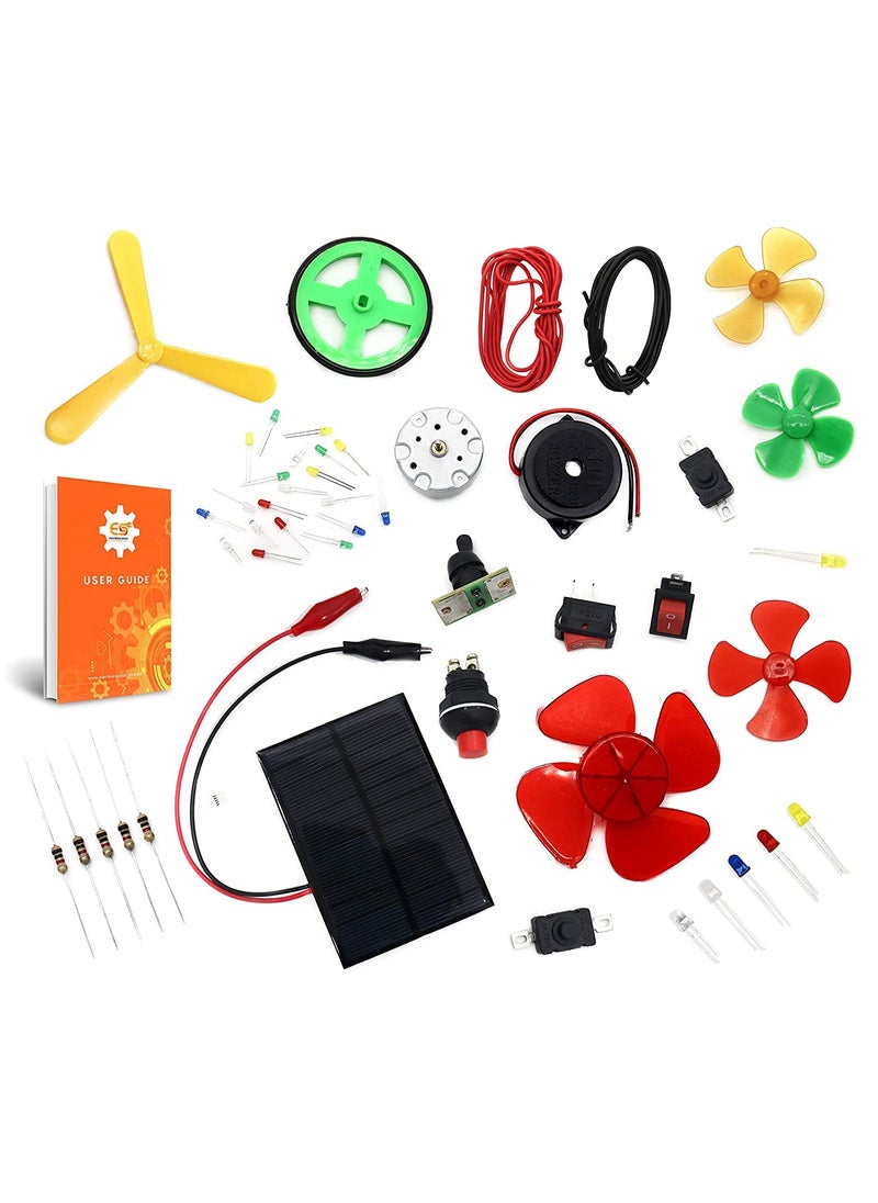 Electronicspices Electronic Spices 48 Pcs Solar Propeller Switches Starter Kit For Creators With User Mannual  - Image 2