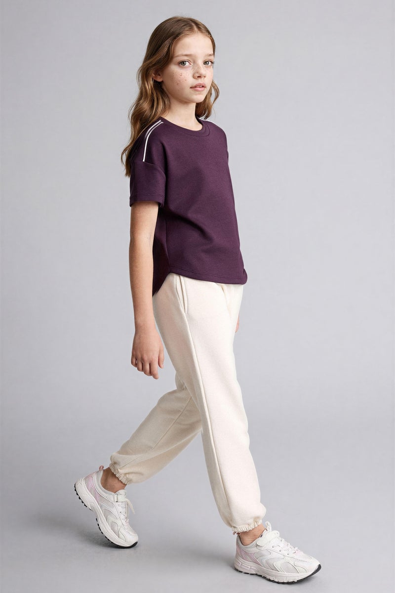DeFacto Beige Girl Trousers Casual - Image 3