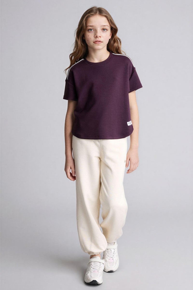 DeFacto Beige Girl Trousers Casual - Image 1