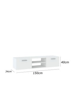 Generic Modern TV unit - height 40 cm - width 150 cm - depth 34 cm, from Furniture Store.  - Image 4