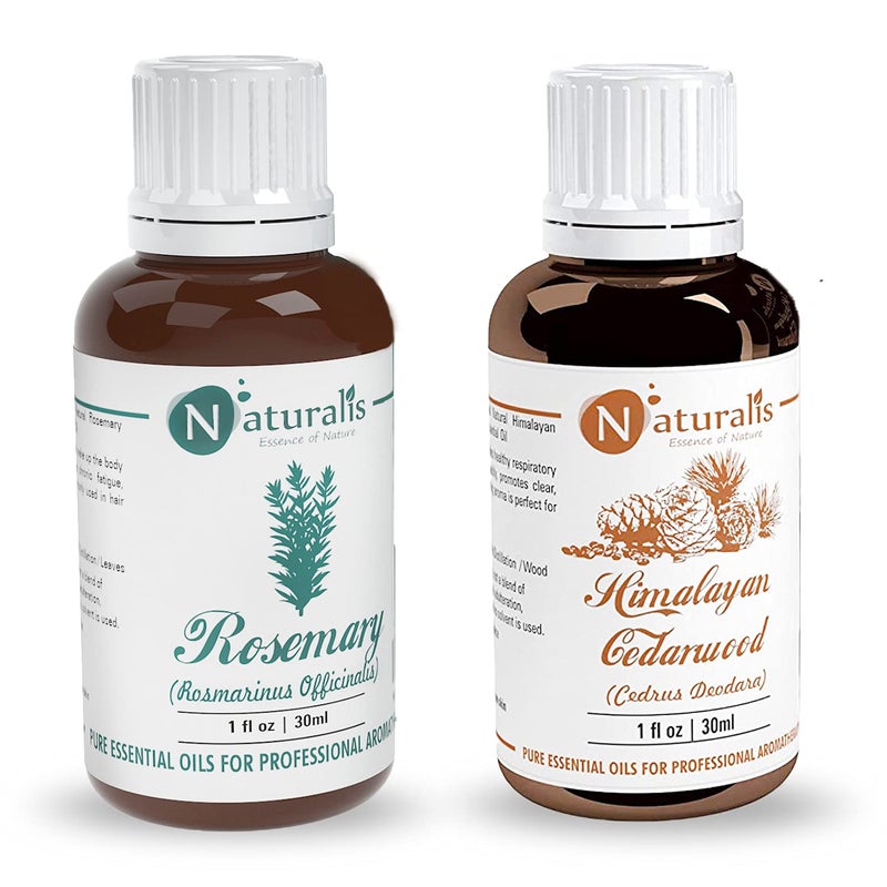 Naturalis Rosemary & Cedarwood Essential Oil Gift Pack of 2-30ml - Image 1