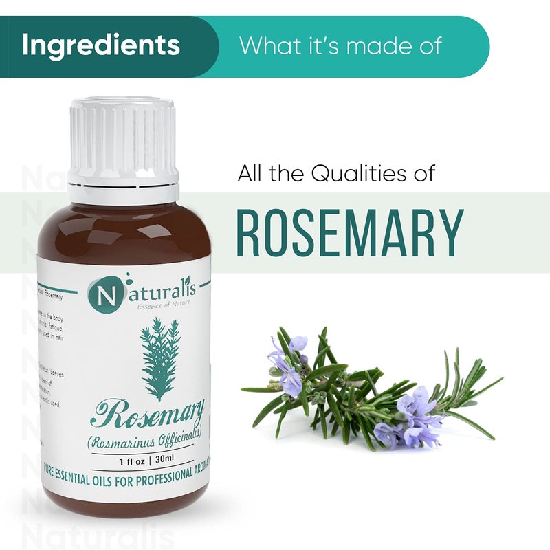Naturalis Rosemary & Cedarwood Essential Oil Gift Pack of 2-30ml - Image 2