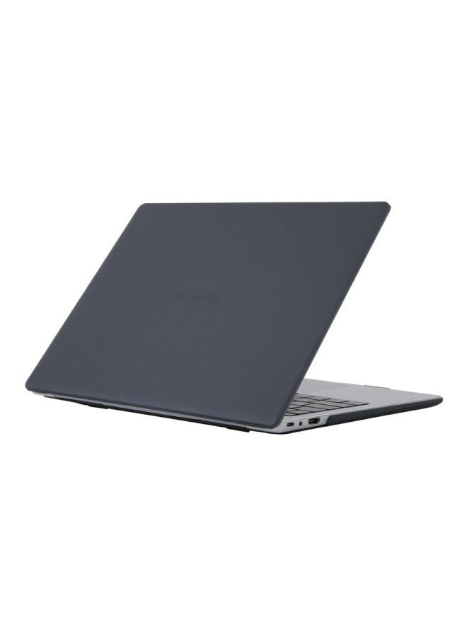 NIBEMINENT Transparent Matte Laptop Shell Cover Black  - Image 1