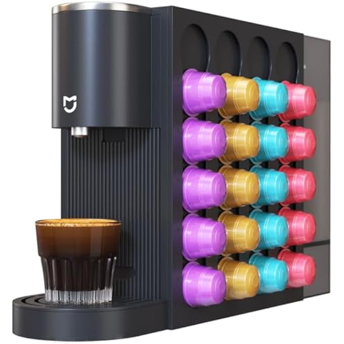 Xiaomi Mijia S1 Capsule Coffee Machine 20 Bar Pressure 40Ml110Ml Servings OneTouch Operation 332X90X212Cm DualCore Temperature Control Ulka Pump Home Use - Image 1