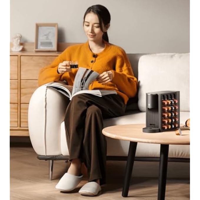 Xiaomi Mijia S1 Capsule Coffee Machine 20 Bar Pressure 40Ml110Ml Servings OneTouch Operation 332X90X212Cm DualCore Temperature Control Ulka Pump Home Use - Image 5