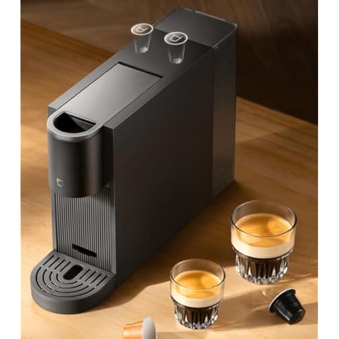 Xiaomi Mijia S1 Capsule Coffee Machine 20 Bar Pressure 40Ml110Ml Servings OneTouch Operation 332X90X212Cm DualCore Temperature Control Ulka Pump Home Use - Image 2