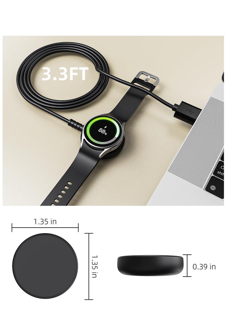 USB Cable Compatible with Samsung Galaxy Watch 7/Ultra/6/6 Classic/5/5 Pro/4/4 Classic/3/Fe/Active 2/Active Charger Wireless Charging Dock for Samsung Galaxy Watch Accessories  - Image 3