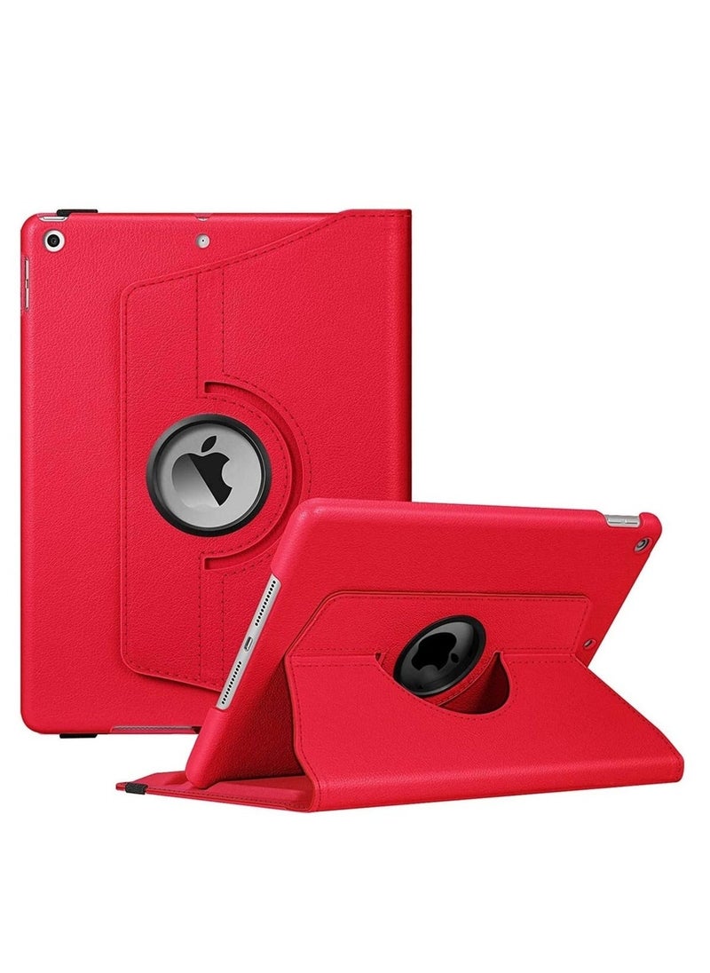 ELTRAZONE Smart Cover Case for iPad Mini 1/2/3, 360 Degree Rotating Stand, [Auto Sleep/Wake], Folio Leather Smart Cover Case for iPad Mini 2nd/3rd/4th Generation Red