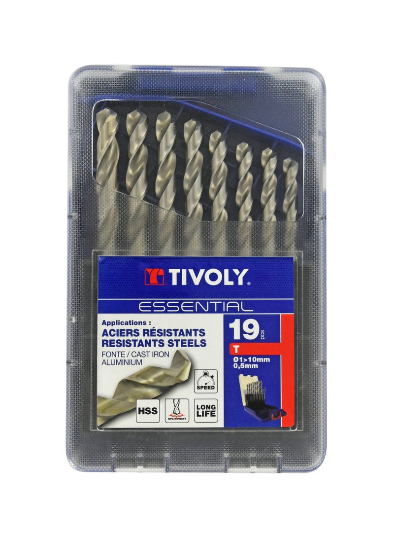 Tivoly 11452070015 Professional Drill Bit Set ET 19PCS for Stainless Steel and Hard Metal, Made in France - Image 2