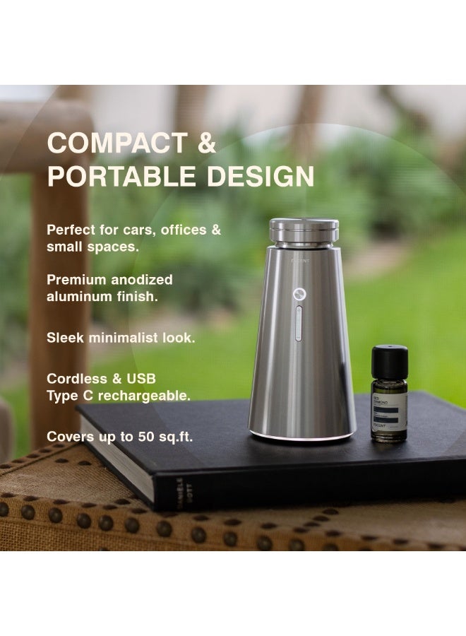 ISCENT Ensō Mini Cold-Air Scent Diffuser For Home Office Vehicle Compatible with 10ml Ensō Bottles - Image 4