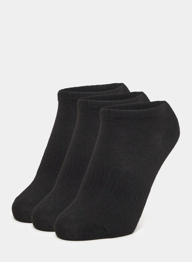 Pack of 3 - Solid Ankle Socks