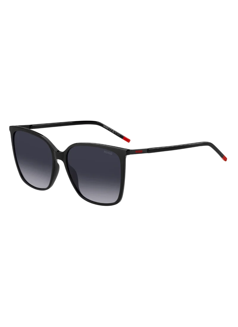 هوجو Women's UV Protection Sunglasses Hg 1275/S Black 50 - Lens Size: 57 Mm