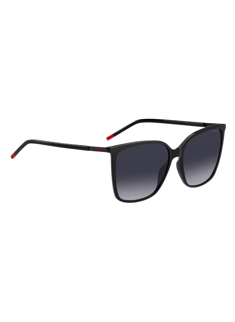 هوجو Women's UV Protection Sunglasses Hg 1275/S Black 50 - Lens Size: 57 Mm