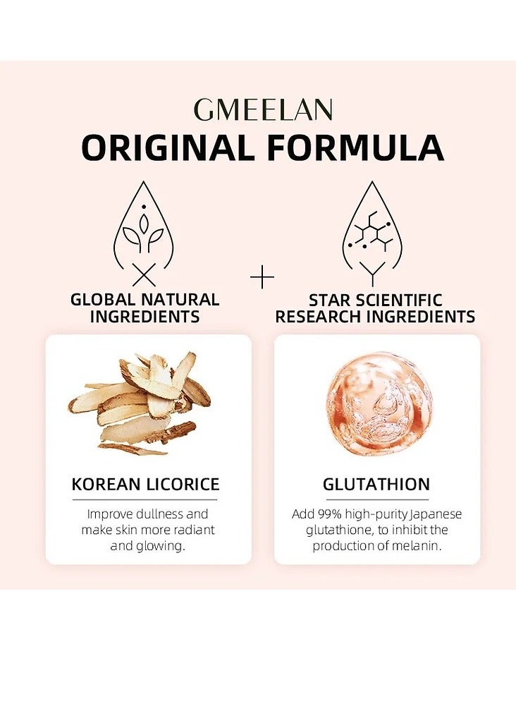 جمييلان جميلان كريم تفتيح البشرة غلوتا لايزي 30 جرام كريم لتوحيد لون البشرة وازالة البقع الداكنة والترطيب اليومي للنساء والرجال لجميع أنواع البشرة - Image 3