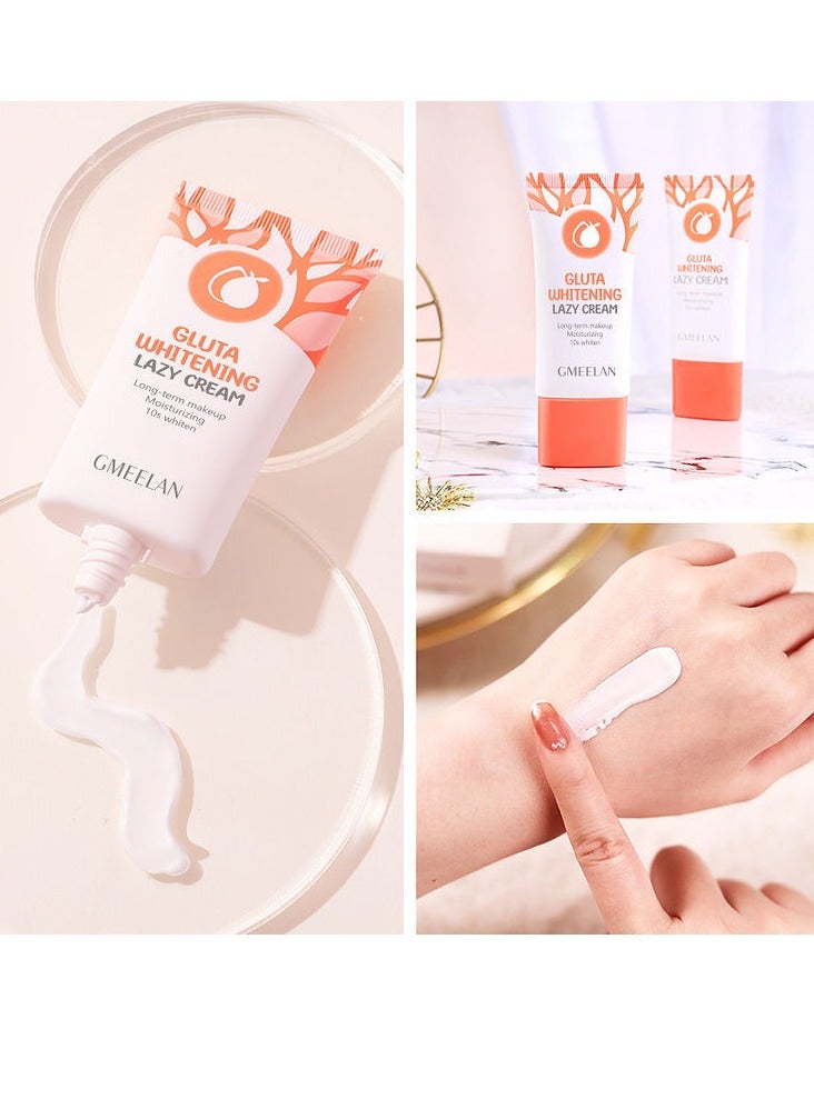 جمييلان جميلان كريم تفتيح البشرة غلوتا لايزي 30 جرام كريم لتوحيد لون البشرة وازالة البقع الداكنة والترطيب اليومي للنساء والرجال لجميع أنواع البشرة - Image 4