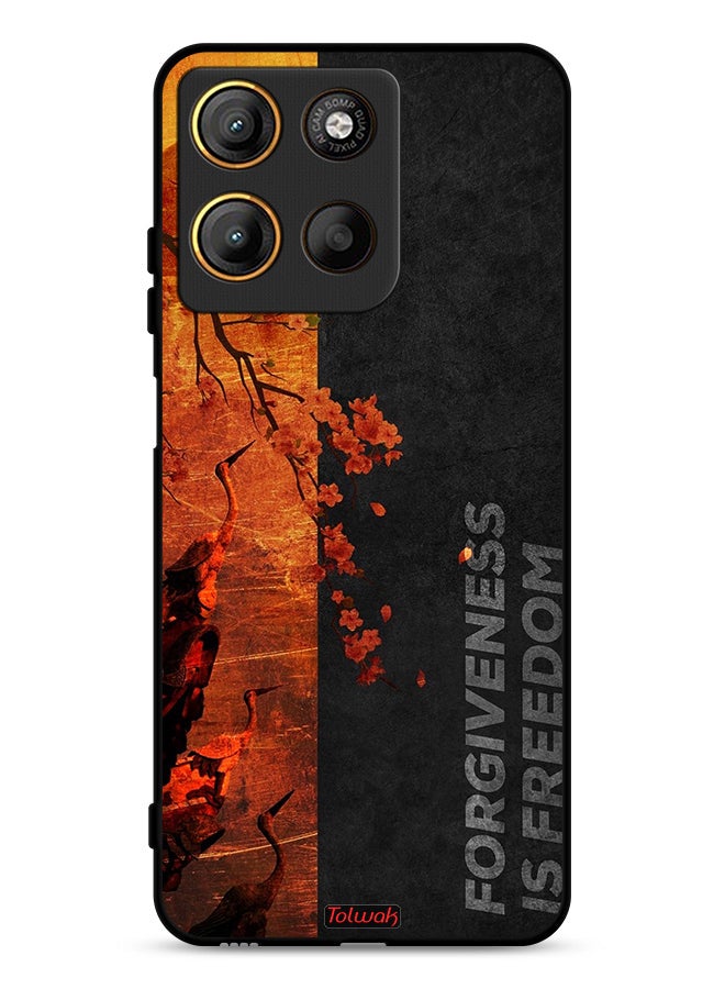 Tolwak Motorola Moto G15 Protective Case Cover Forgiveness Is Freedom