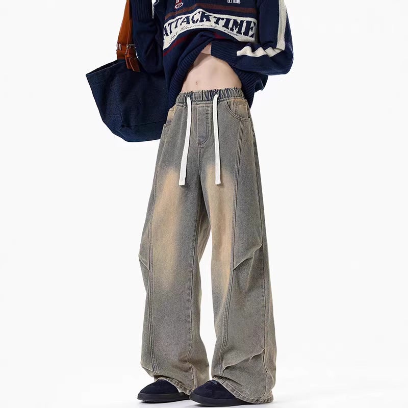 Unisex Casual Daily Denim Jeans - Image 2