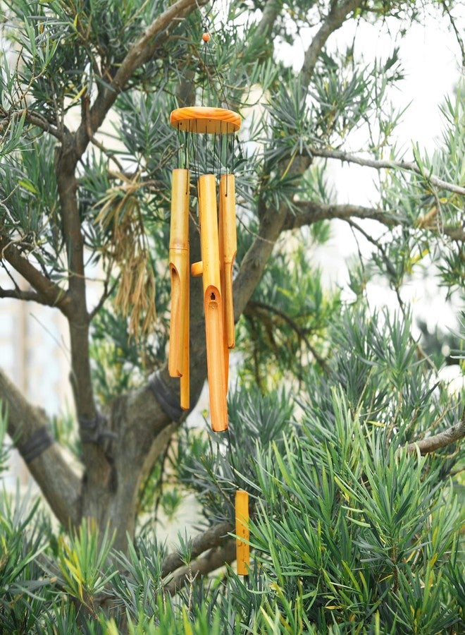 MUMTOP Bamboo Wind Chimes Outdoor Wooden Music Wind Chimes for Garden, Patio, Home or Outdoor Decor - Image 5
