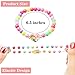 TAOMOCO 20 Pcs Colorful Unicorn Bracelet Girls Rainbow Unicorn Heart Beaded Bracelet Stretchy Costume Jewelry Set Party Favors Gifts Friendship Bracelets for Kids Little Girls Bead Style - Image 2