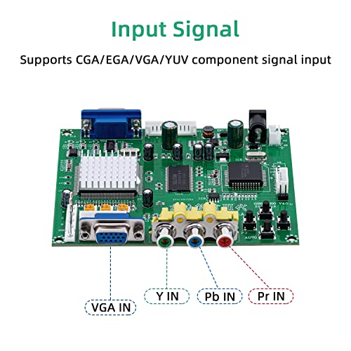 Mcbazel Arcade Game RGB/CGA/EGA to VGA HD Game Video Output Converter Board for Arcade Monitor to CRT LCD PDP Projector - Image 4