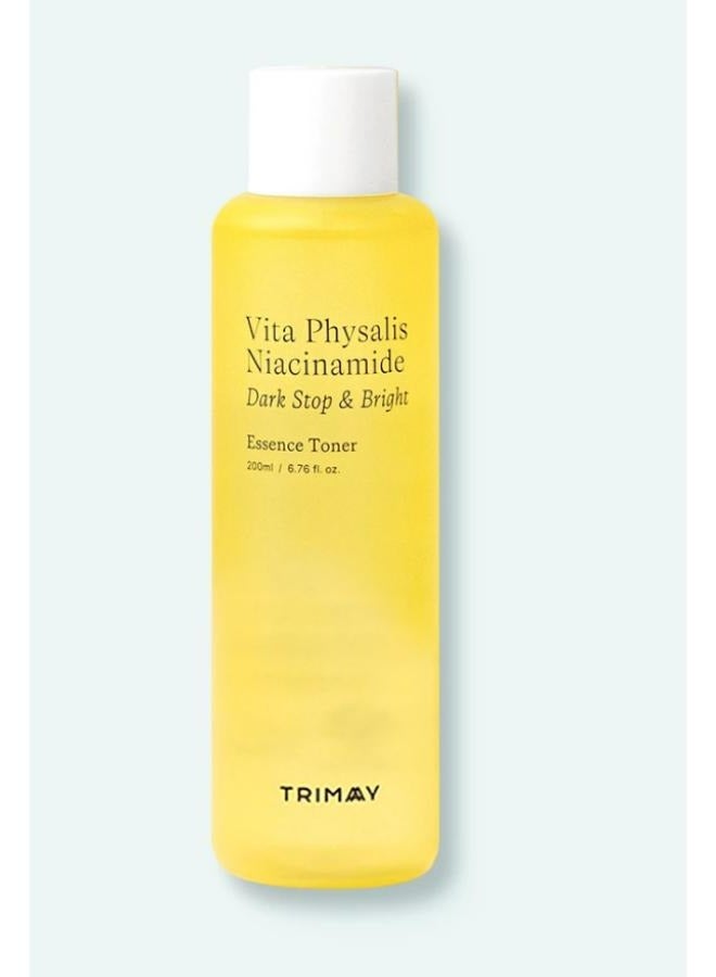 TRIMAY Dual Essence Toner Vita Physalis Niacinamide Dark Stop & Bright 200 ML - Image 2