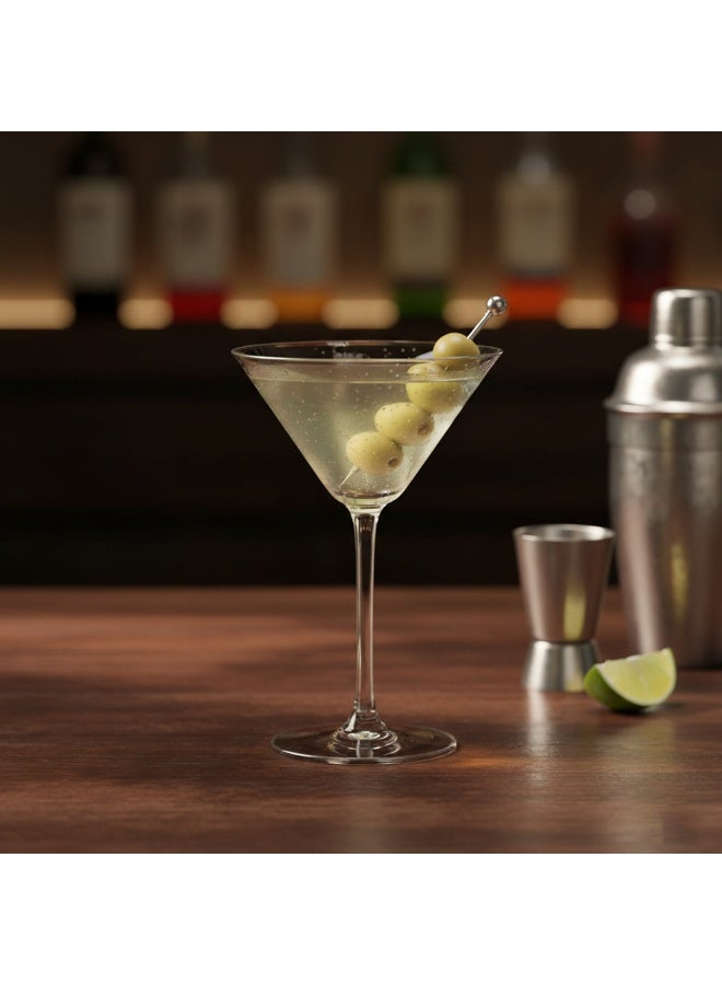 Home Box كأس مارتيني زجاجي أنيق للتسلية - Image 1