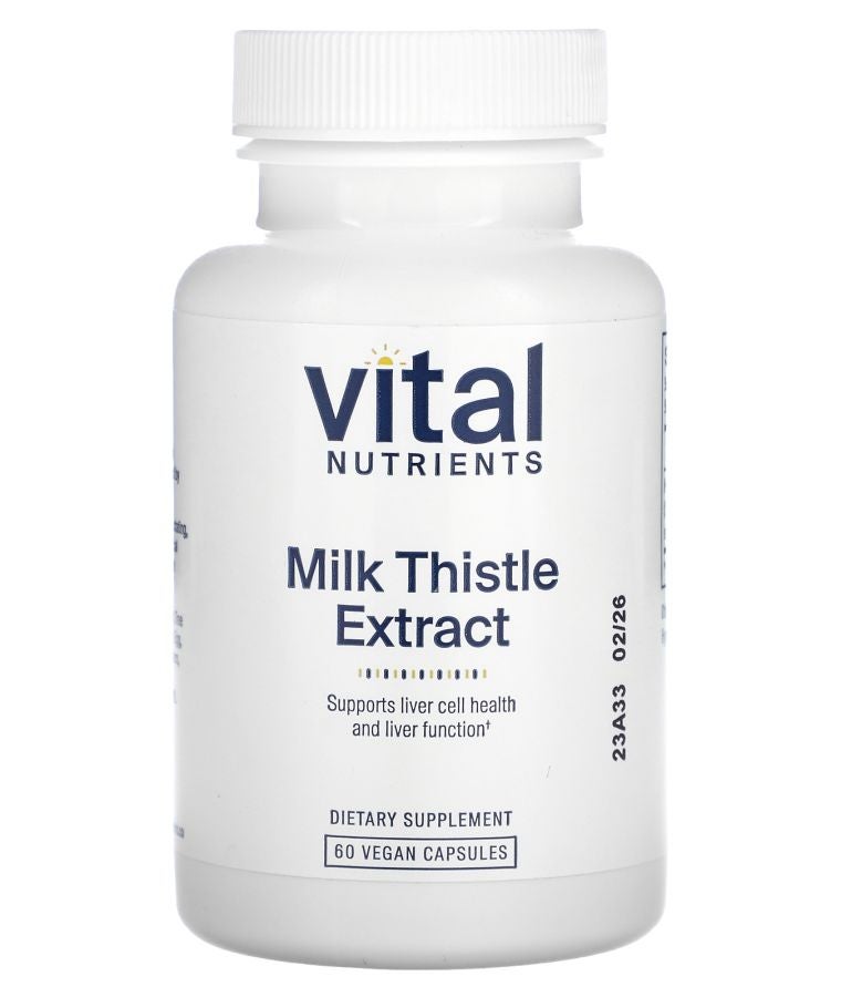 Vital Nutrients Milk Thistle Extract 250 mg 60 Vegan Capsules
