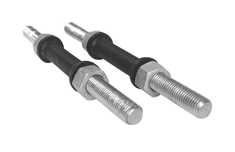 SX Fitness Dumbbell Rod 14 Inches with 4 Iron Nuts for Weight Lifting Exercise & Fitness Gym Equipment for Home Gym Workout - Image 2