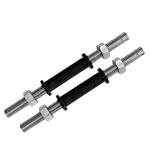 SX Fitness Dumbbell Rod 14 Inches with 4 Iron Nuts for Weight Lifting Exercise & Fitness Gym Equipment for Home Gym Workout - Image 1