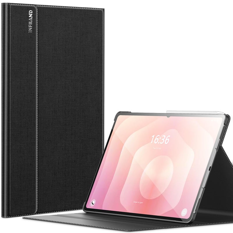 INFILAND Case for Galaxy Tab S11 Ultra 2025 146 Inch MultiAngle Stand Cover Compatible with Samsung Tab S11 Ultra 5G SMX936B SMX930 Auto WakeSleep Black - Image 2